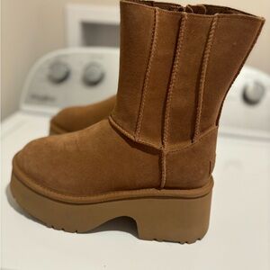 UGG Brown Suede Platform Boots